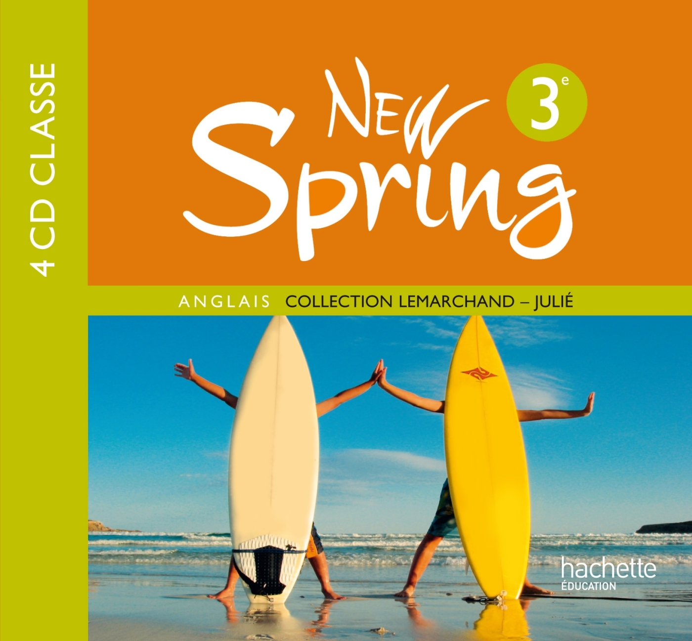 New Spring 3e LV1 - Anglais - 4 CD audio classe - Edition 2009