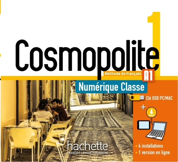 Cosmopolite 1 : Manuel numérique enseignant (clé USB)