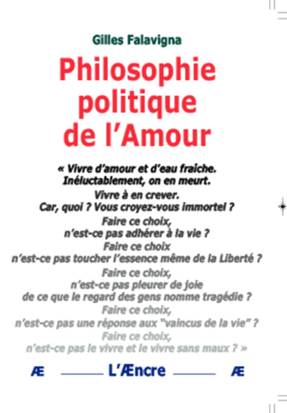 Philosophie politique de l’Amour