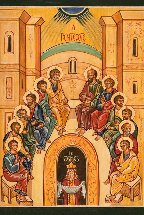 IC136 - Carte postale - Icônes - La pentecote