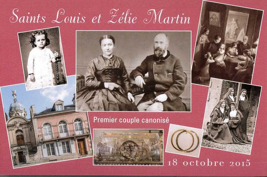 Carte postale - Saints Louis et Zélie Martin - premier couple canonisé