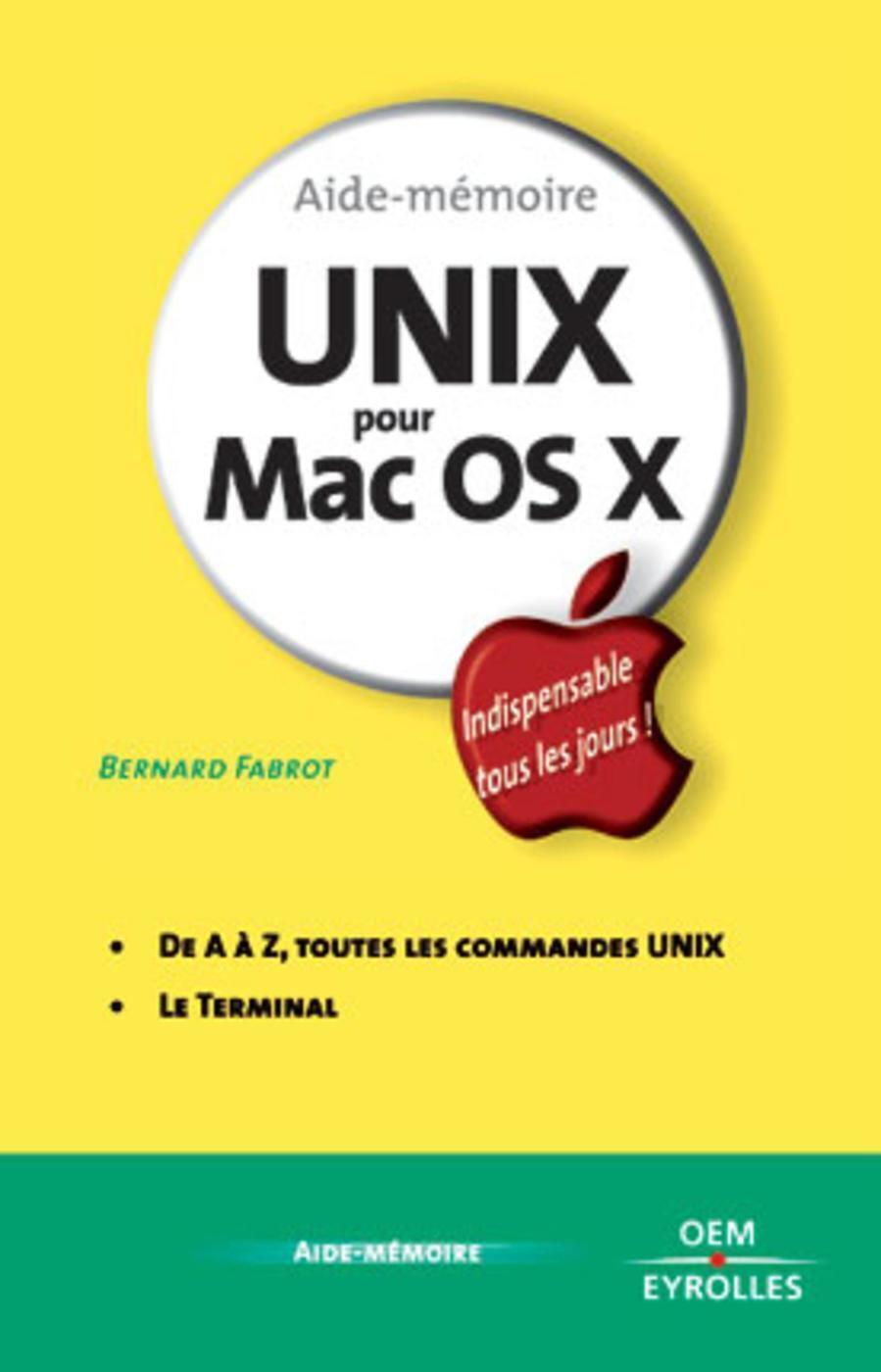 Unix pour Mac OS X