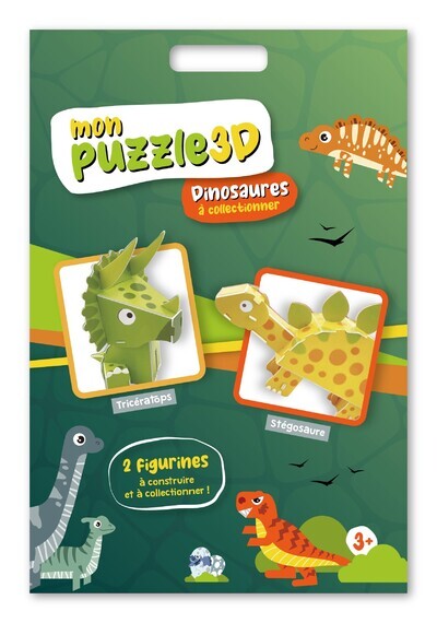 Dinosaures à collectionner - Mon puzzle 3D