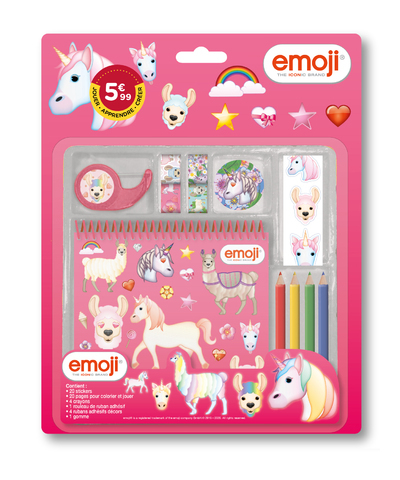 Colorie et Décore - EMOJI Licorne - Volume 1
