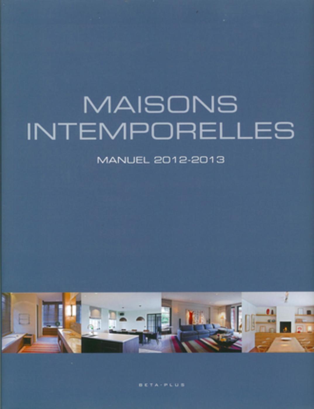 Maisons intemporelles - Manuel 2012-2013