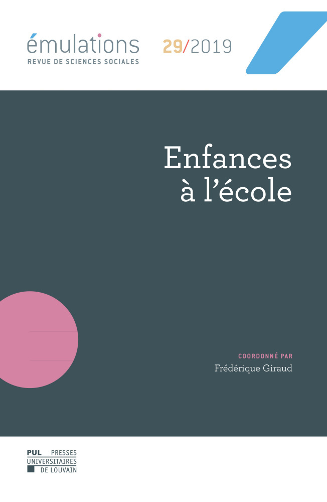 Émulations n° 29 : Enfances à l'école