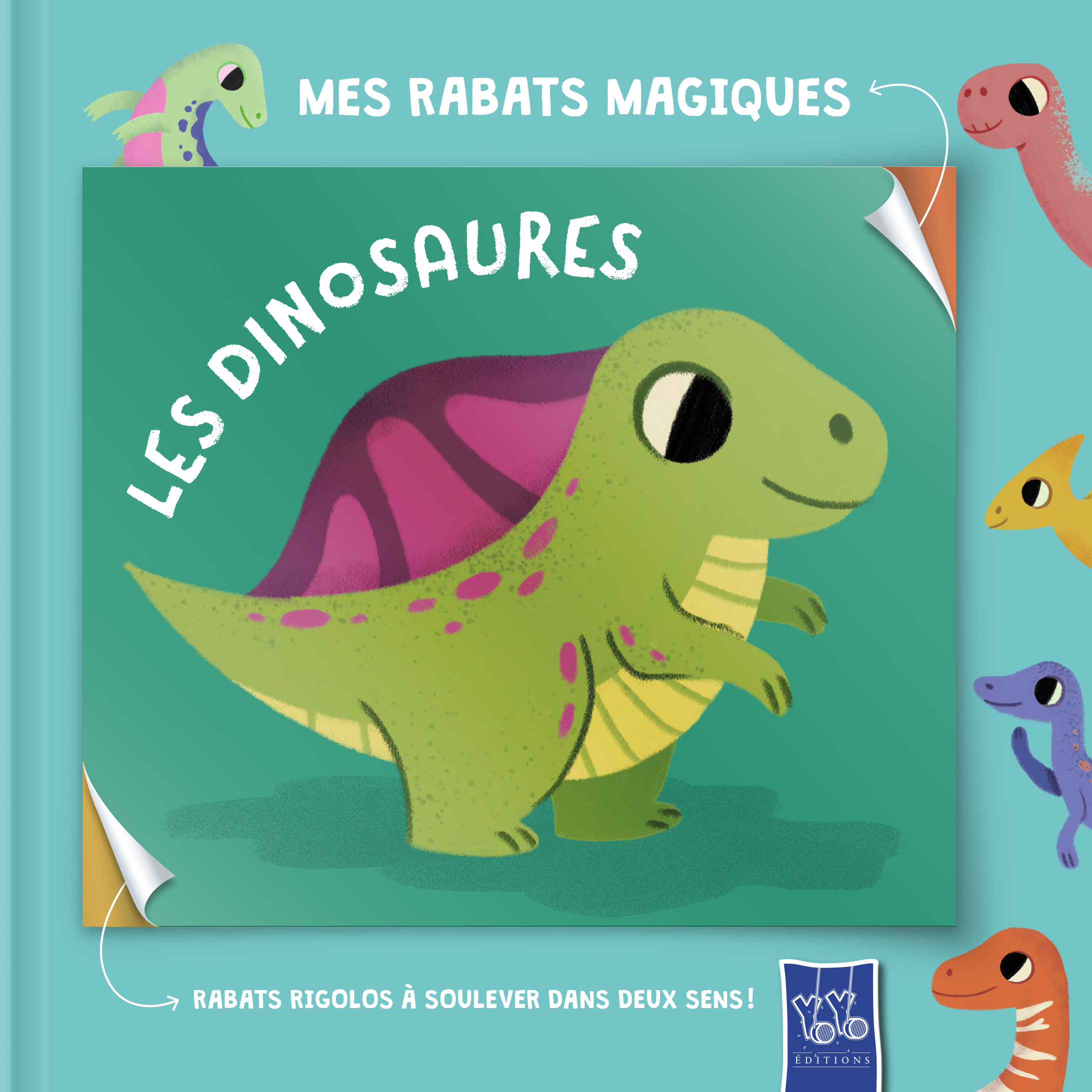 Les dinosaures - mes rabats magiques