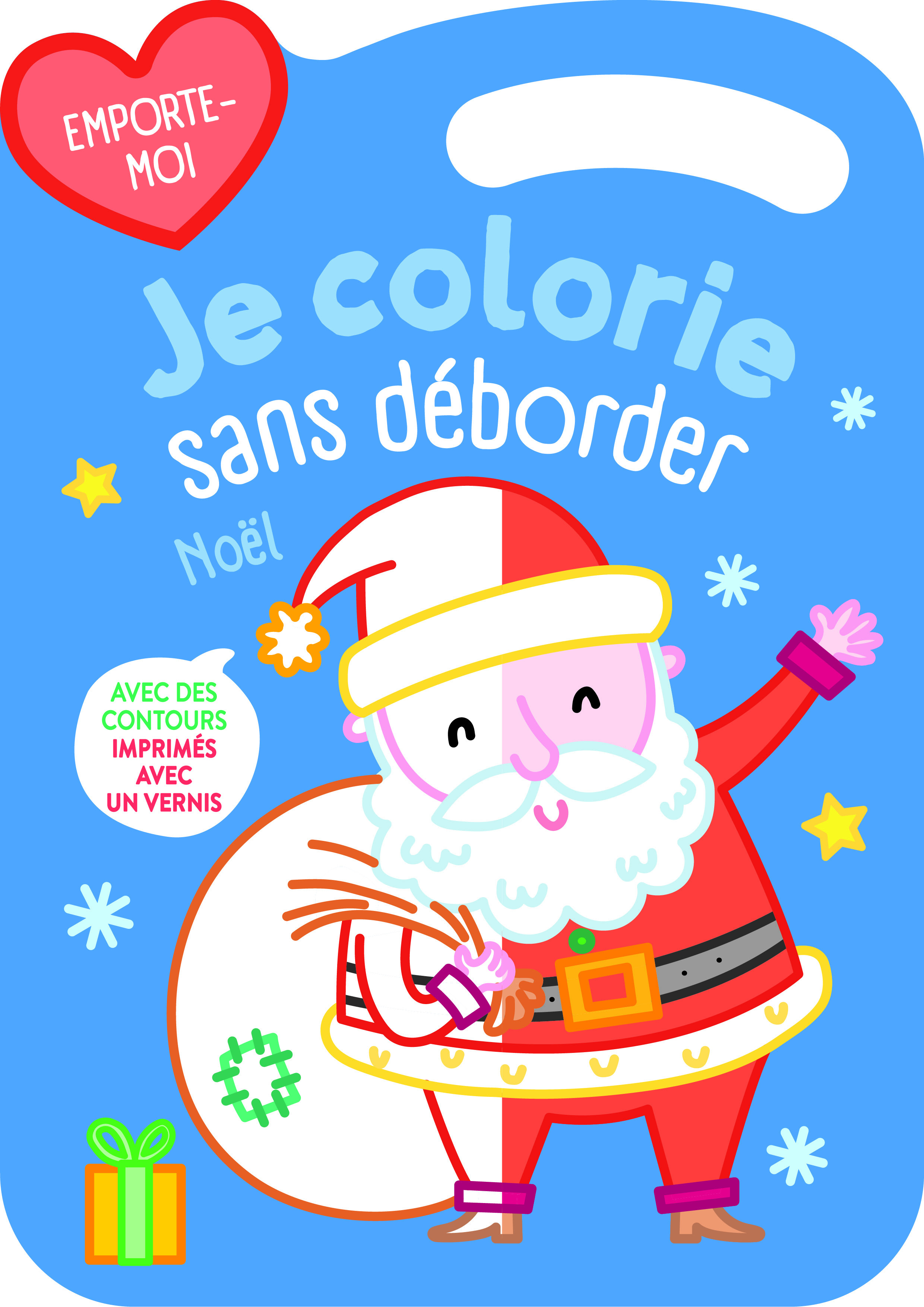 Je colorie sans déborder - Noël 