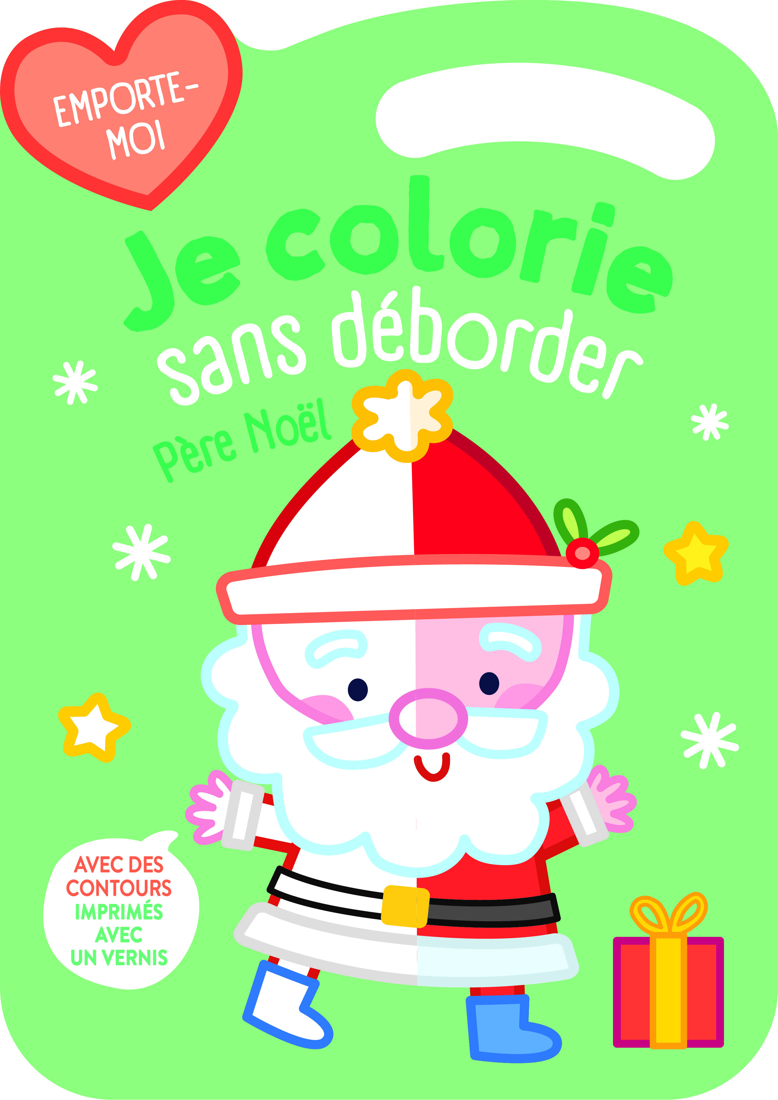 Je colorie sans déborder - Père Noël