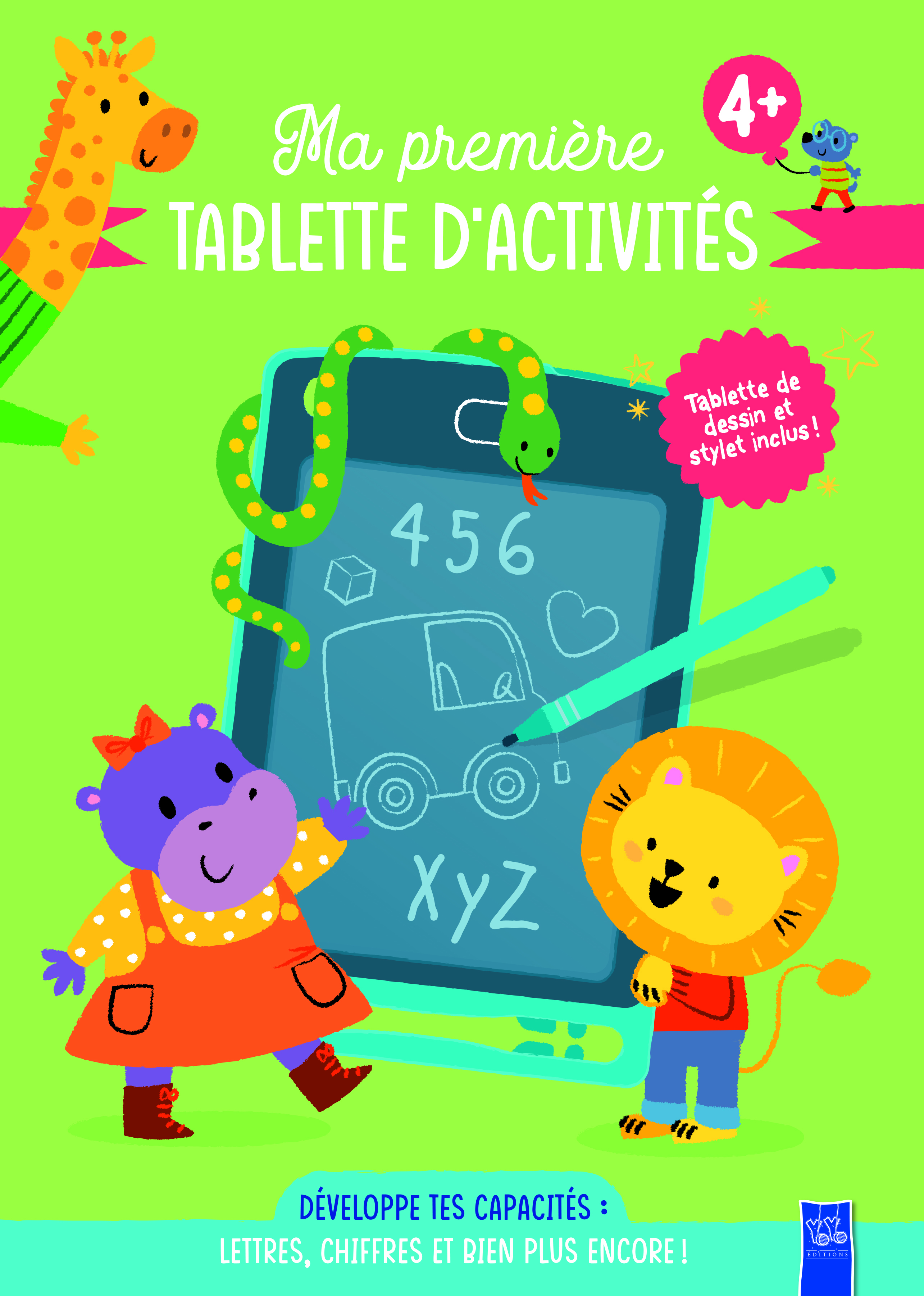 4+ Lettres, chiffres et bien plus encore - Tablette d'activités