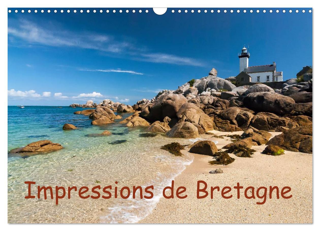 Impressions de Bretagne (Calendrier mural 2024 DIN A3 vertical), CALVENDO calendrier mensuel