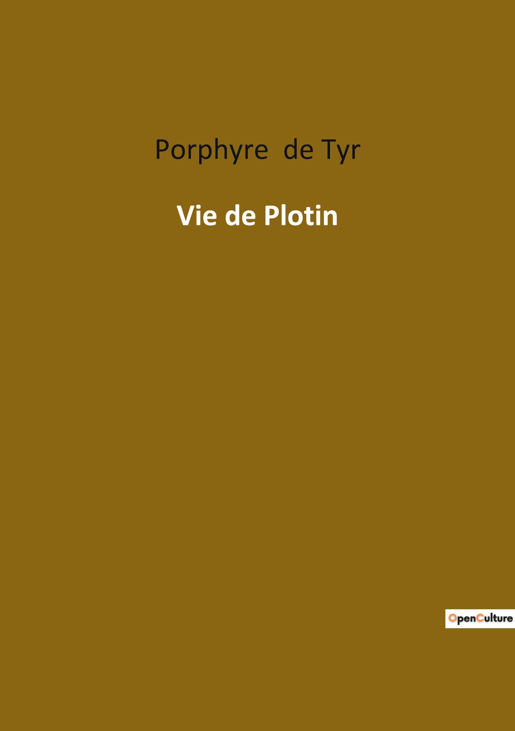 Vie de Plotin