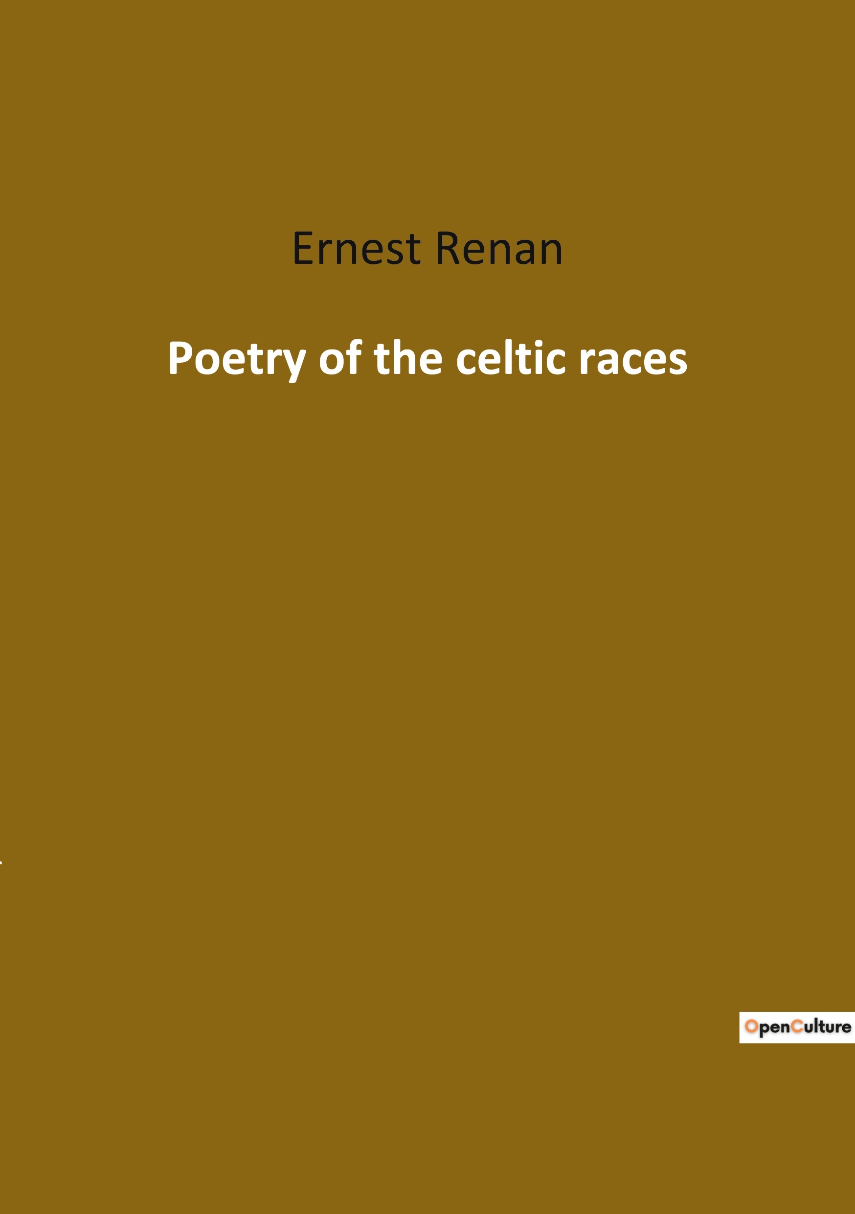 Poetry of the celtic races