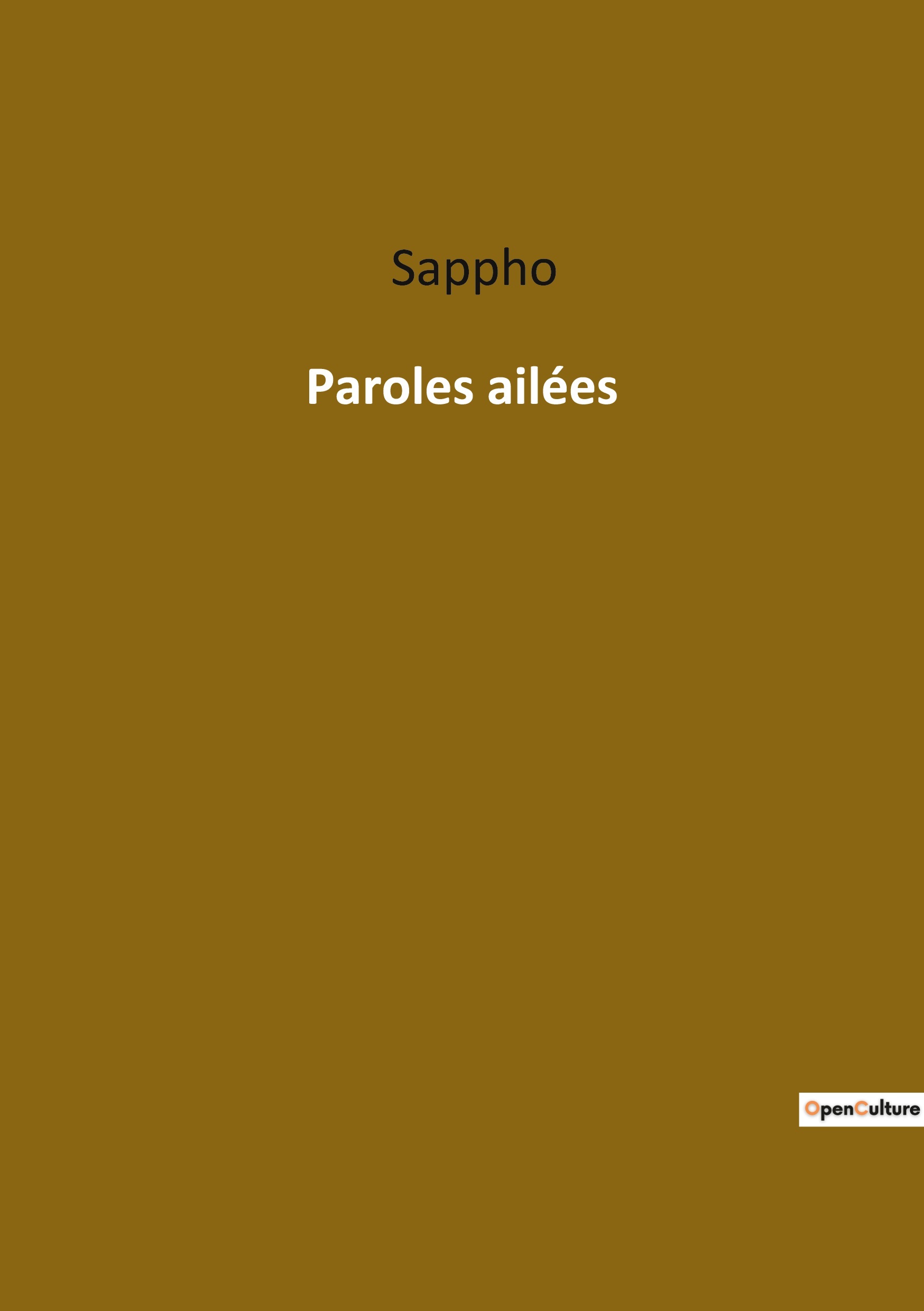 Paroles ailées