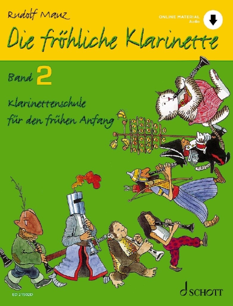 DIE FROHLICHE KLARINETTE BAND 2 - CLARINETTE + ENREGISTREMENT(S) EN LIGNE