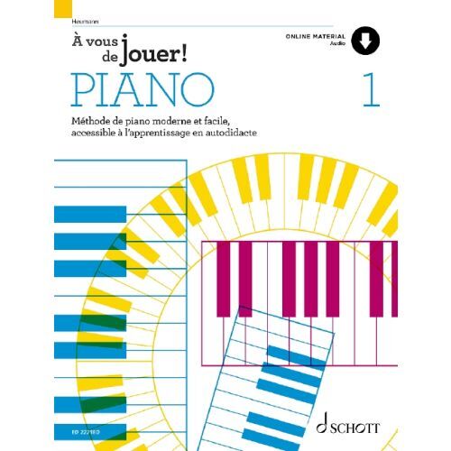 HANS-GUNTER HEUMANN : A VOUS DE JOUER! PIANO VOL. 1 - RECUEIL + AUDIO ONLINE