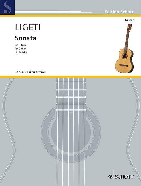 GYORGY LIGETI : SONATA -  POUR GUITARE