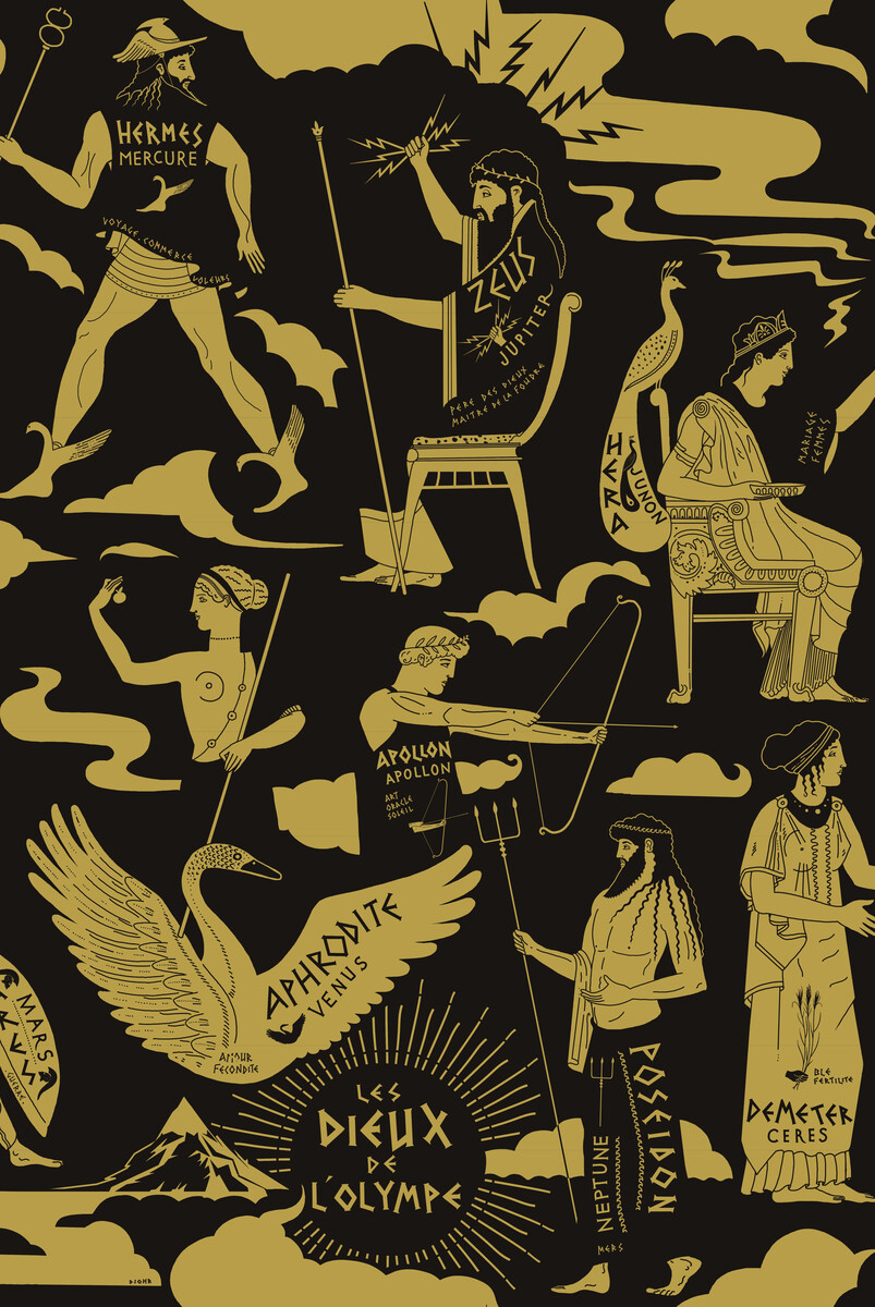 Poster Les Dieux de l'Olympe