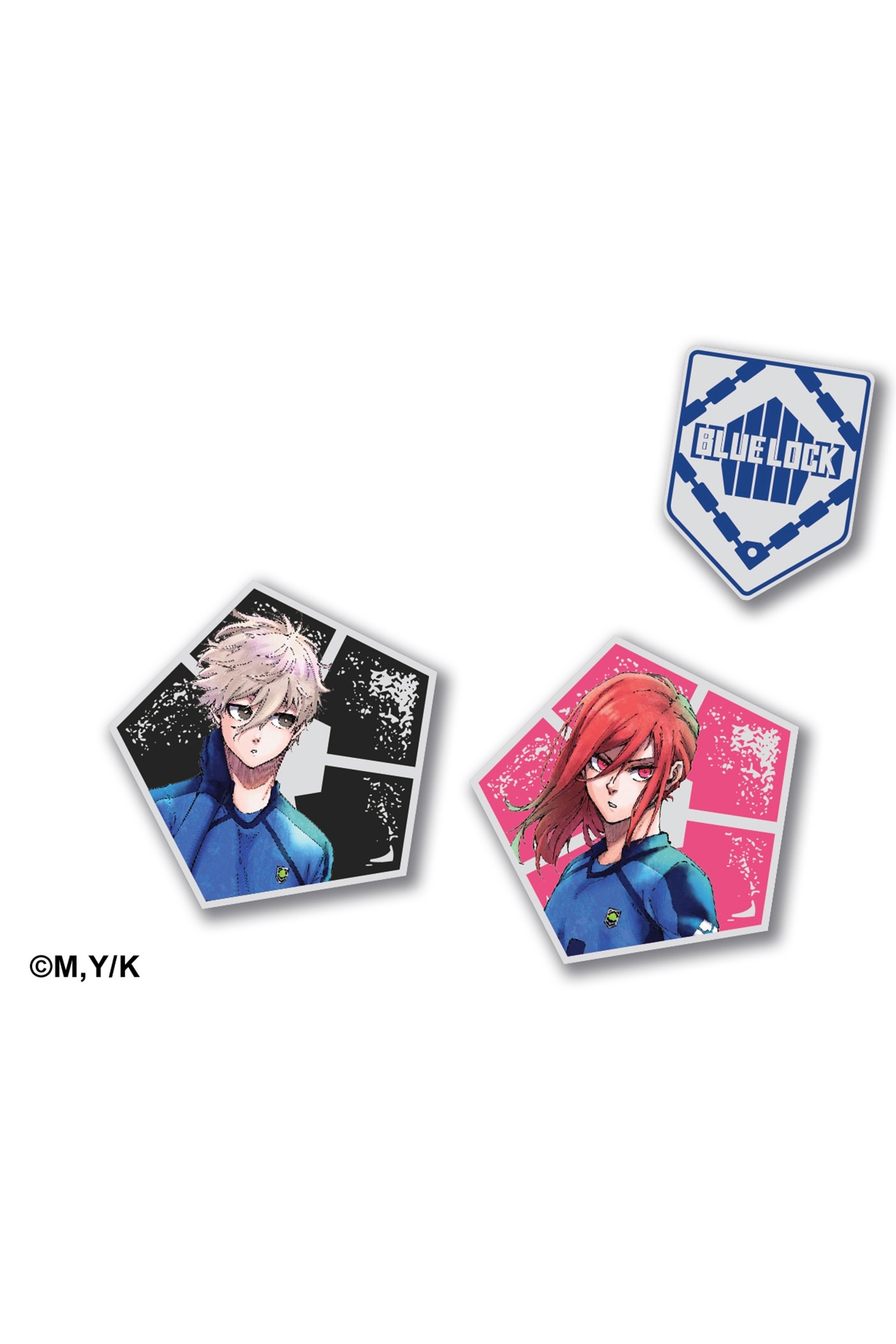 SET DE 3 PIN'S BLUE LOCK - MODELE 2 - 2025