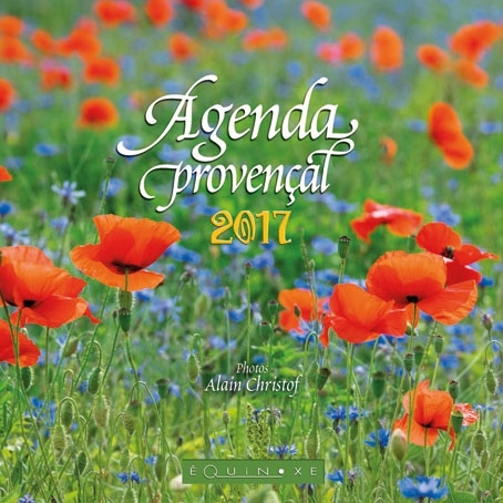 AGENDA PROVENCAL 2017 GRAND FORMAT COQUELICOTS
