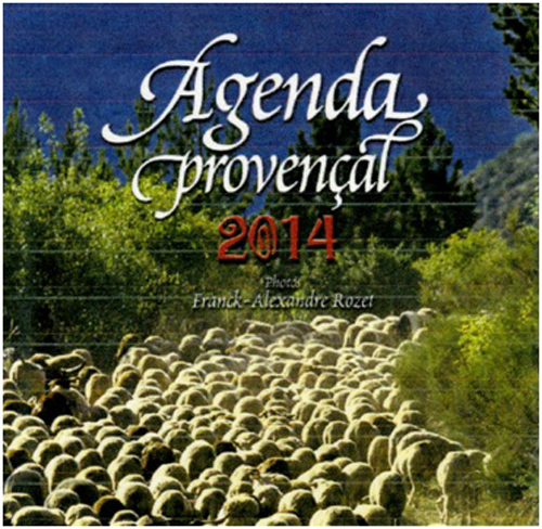 AGENDA PROVENCAL 2014 PETIT FORMAT MOUTONS