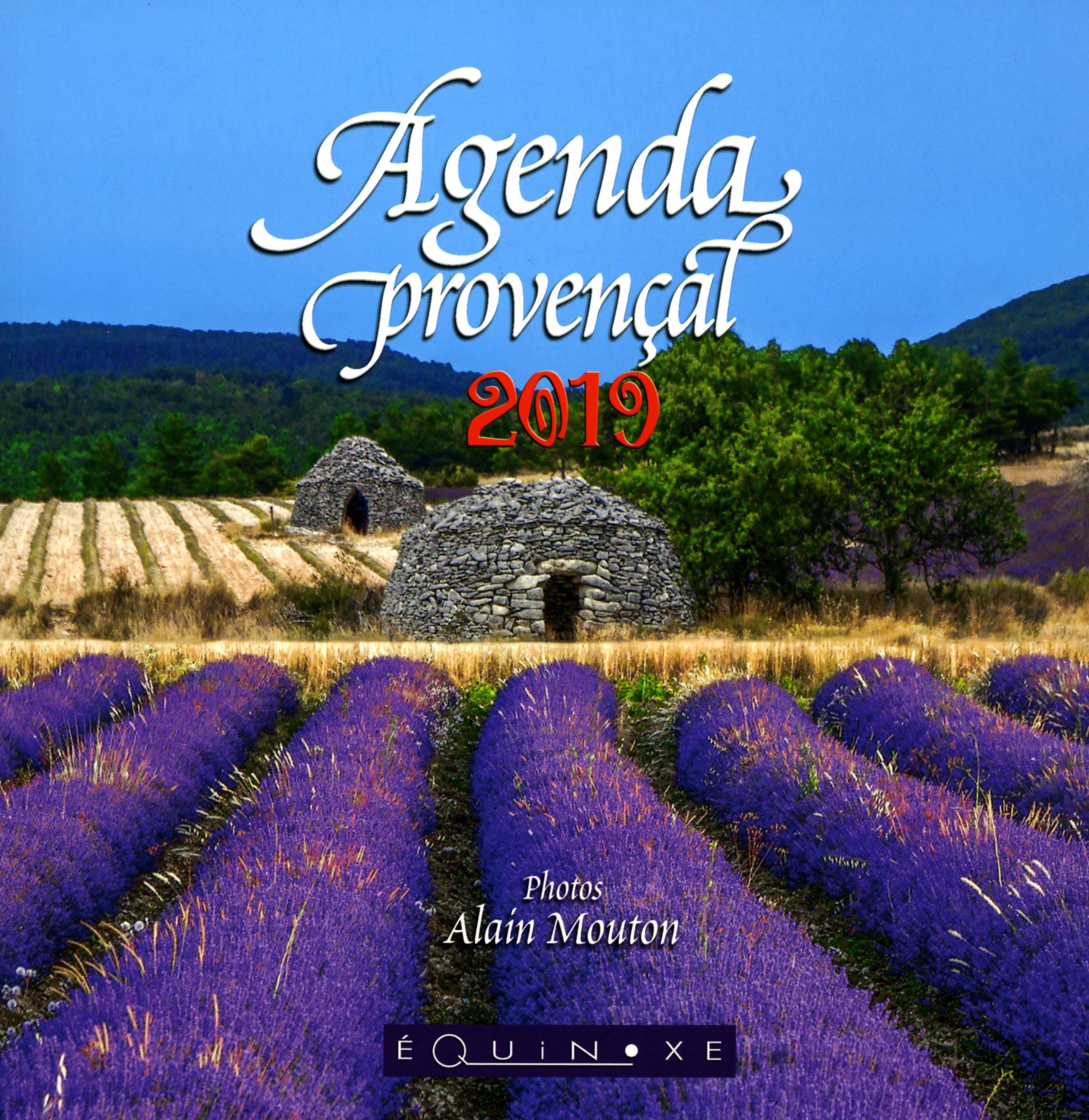 AGENDA PROVENCAL 2019 GRAND FORMAT LAVANDE