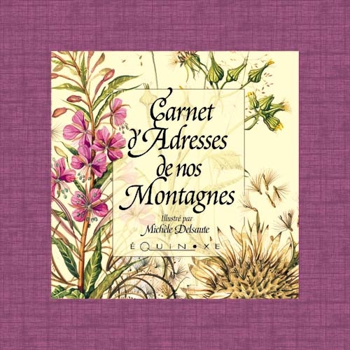 MINI CARNET D ADRESSES DE NOS MONTAGNES CARDINAL