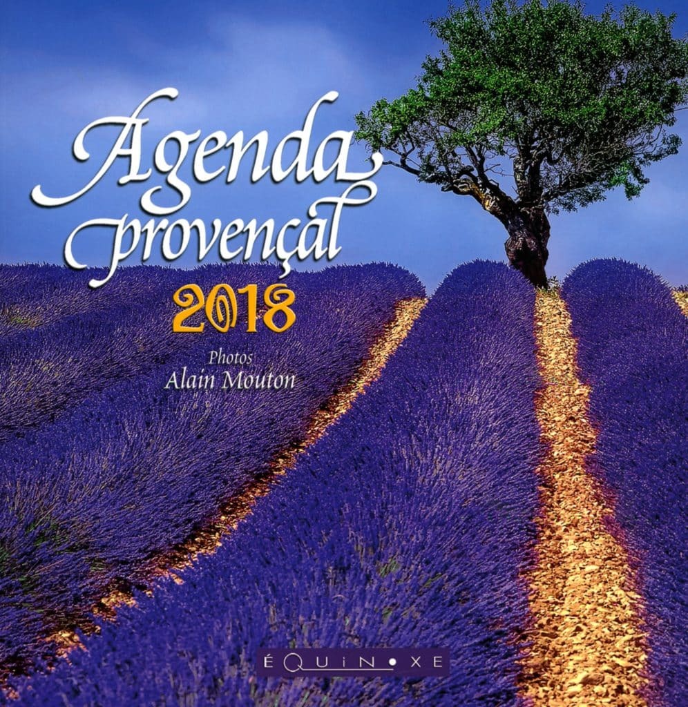 AGENDA PROVENCAL 2018 GRAND FORMAT LAVANDE