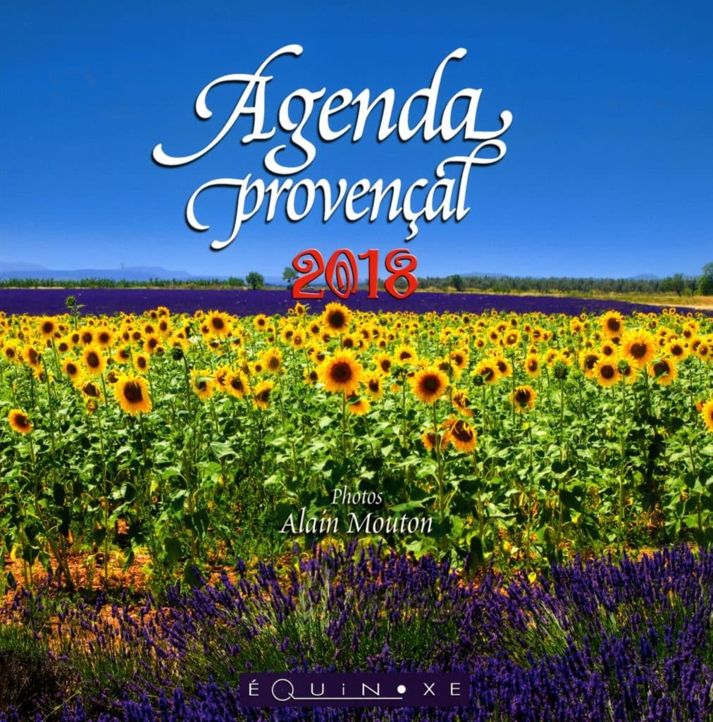 AGENDA PROVENCAL 2018 GRAND FORMAT TOURNESOLS