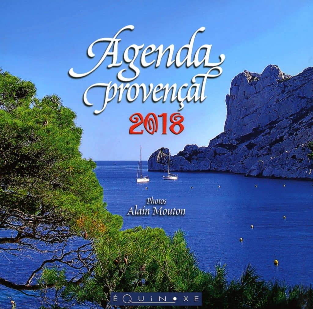 AGENDA PROVENCAL 2018 PETIT FORMAT CALANQUE