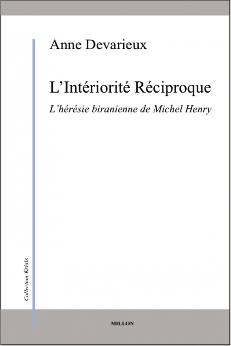 L'INTERIORITE RECIPROQUE