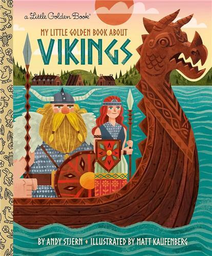 My Little Golden Book About Vikings /anglais