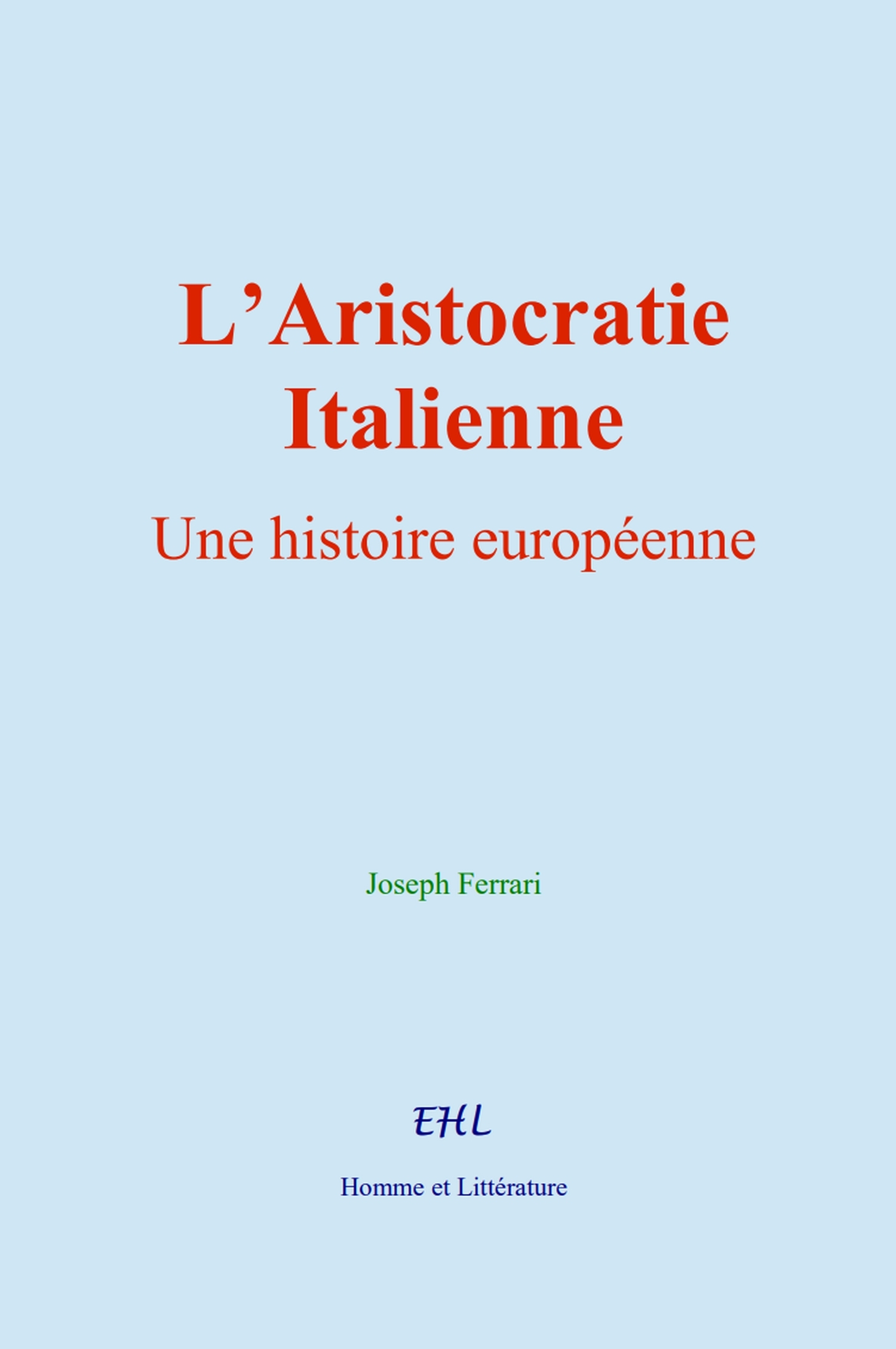 L’Aristocratie italienne