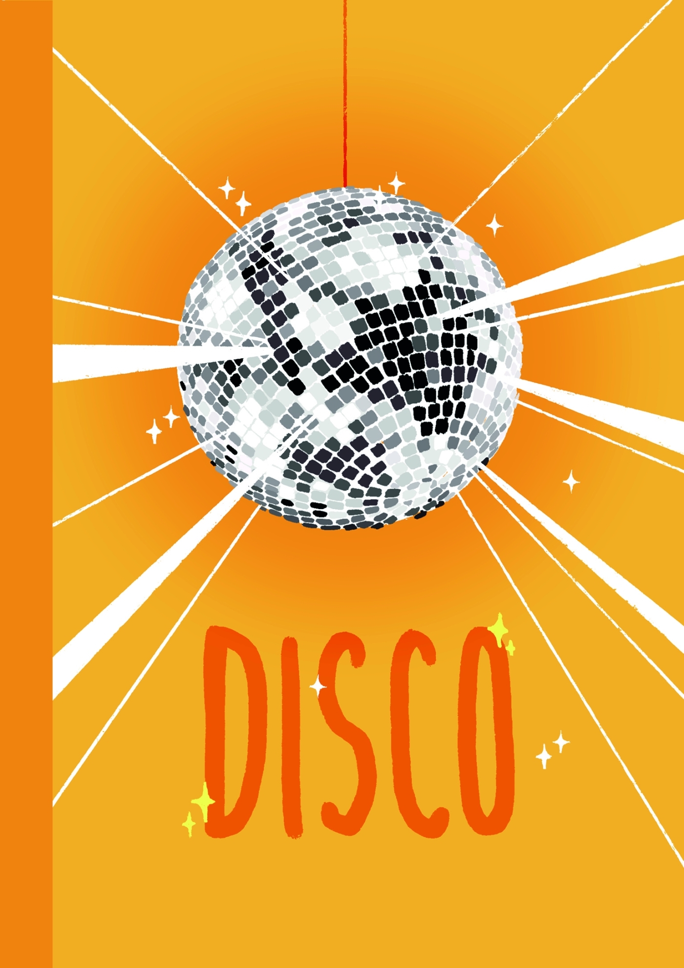 Carnet Disco Jaune