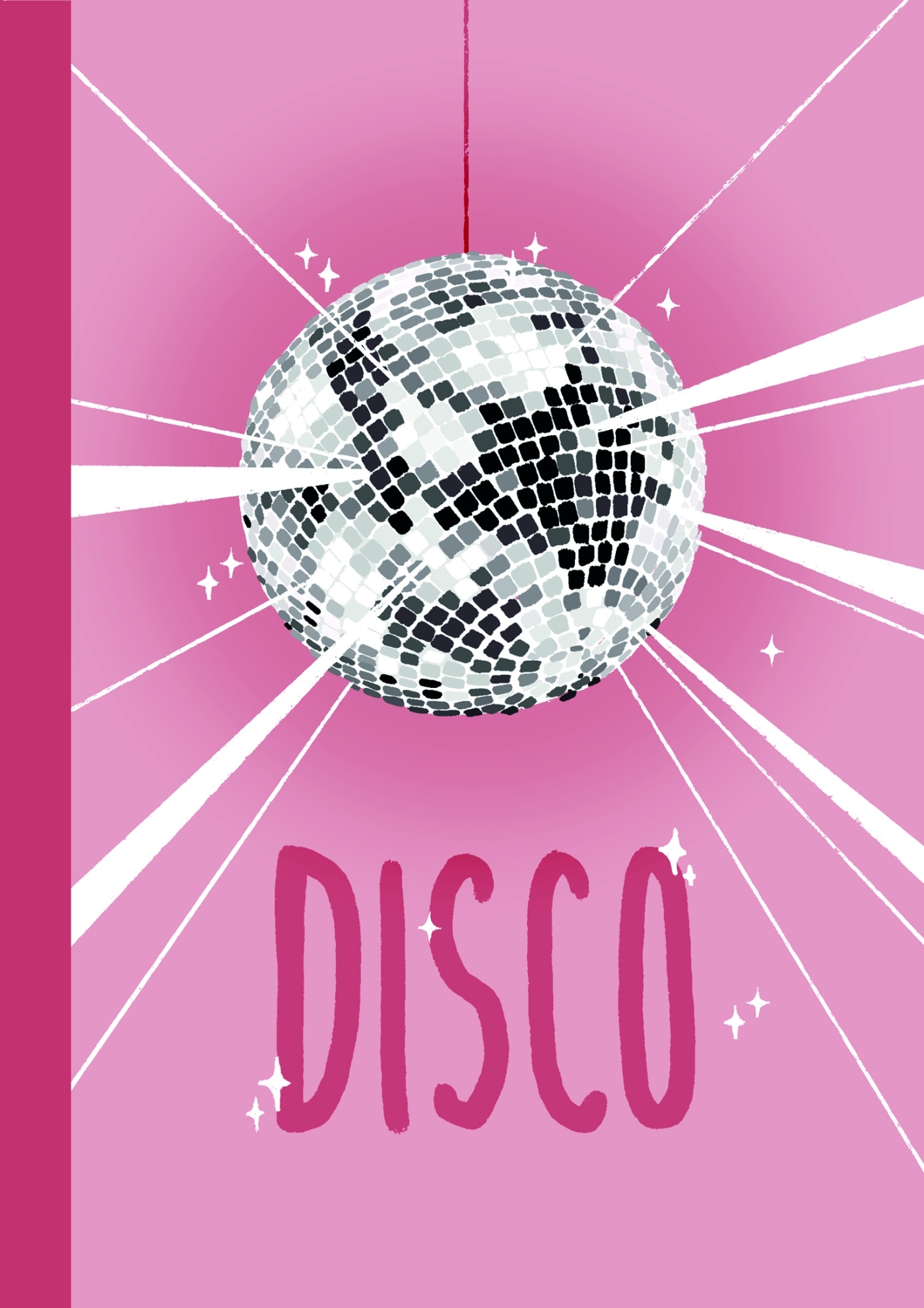 Carnet Disco Rose pâle