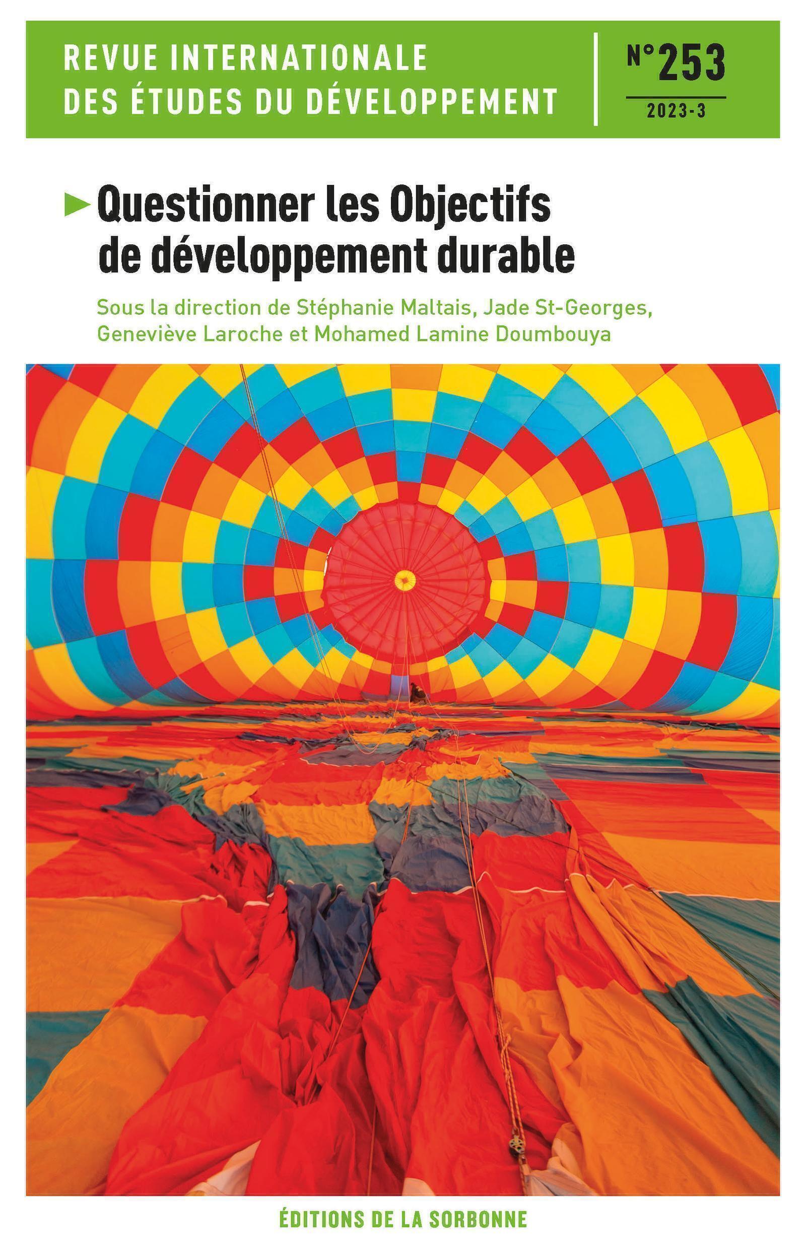 Questionner les objectifs de développement durable