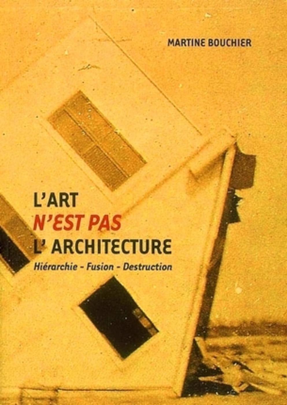 L'art n'est pas l'architecture
