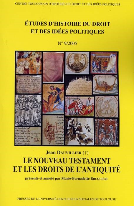 le nouveau testament et les droits de l antiquite