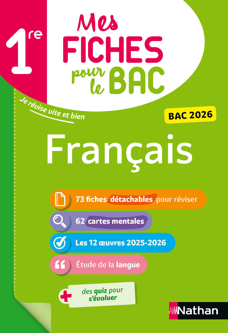 Mes Fiches pour le BAC 1re Français