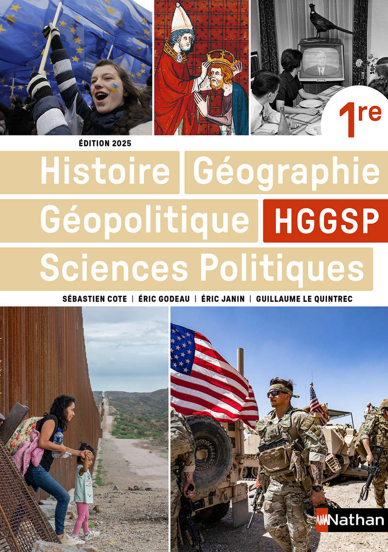 Histoire-Géographie, Géopolitique, Sciences Politiques (HGGSP) 1re - Manuel élève - 2025