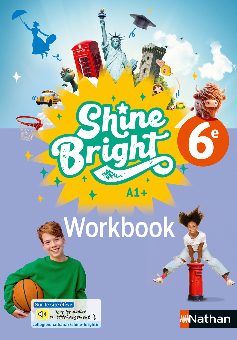Shine Bright Anglais 6e - Workbook - 2025