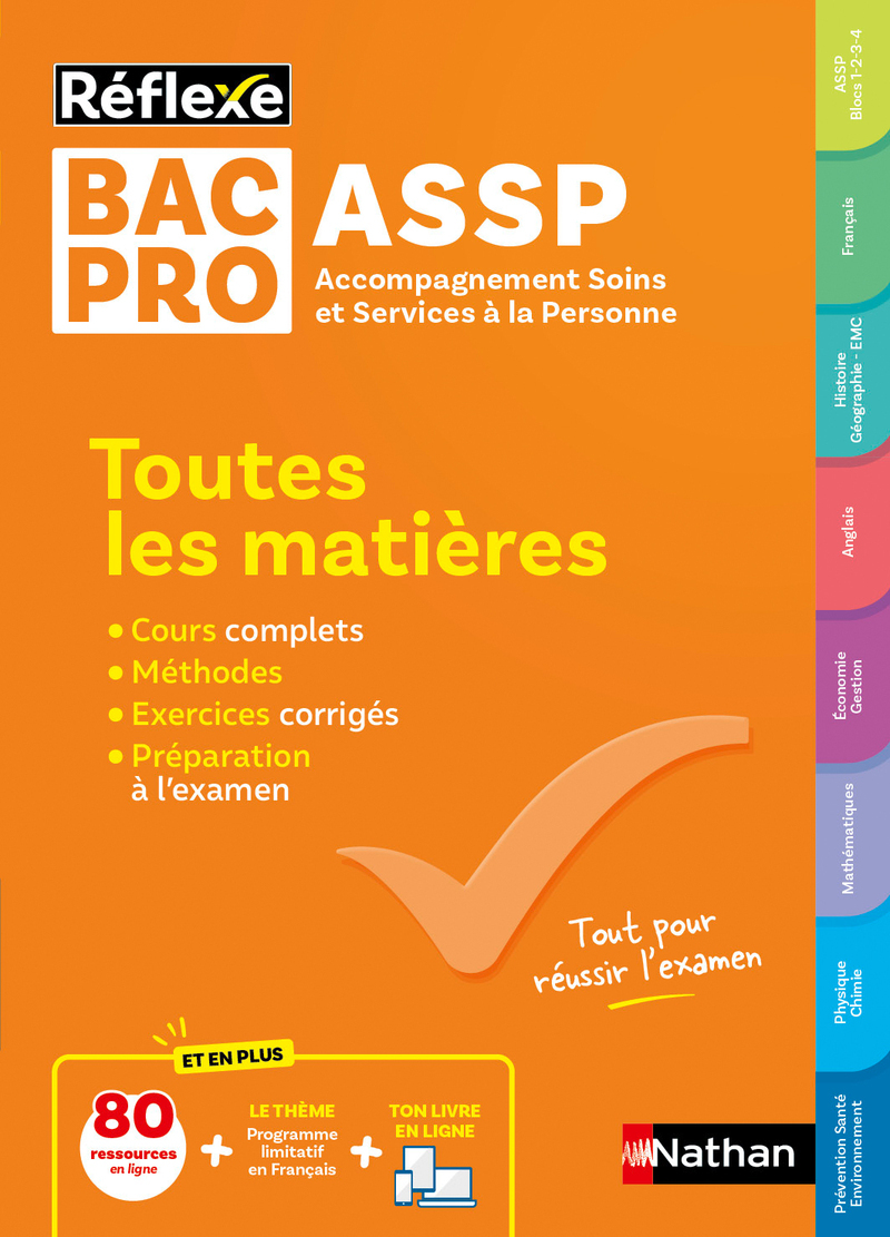 Toutes les matières Bac Pro ASSP - Nouveau Programme Bac 2025 et suivants N°13