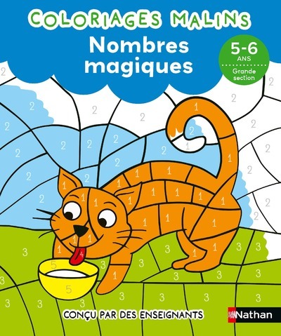 Nombres magiques GS - Coloriages malins