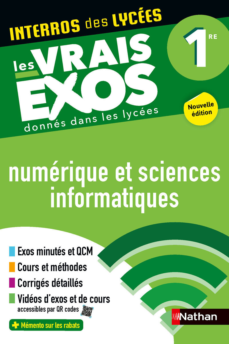 Interros des Lycées Numérique et Sciences Informatiques 1re