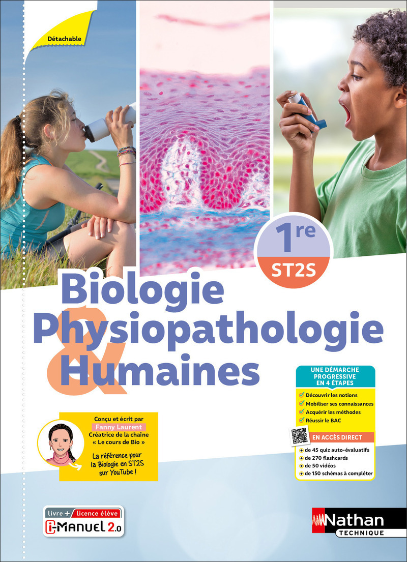 Biologie et physiopathologie humaines - 1re ST2S - Éd. 2025 - Livre + licence