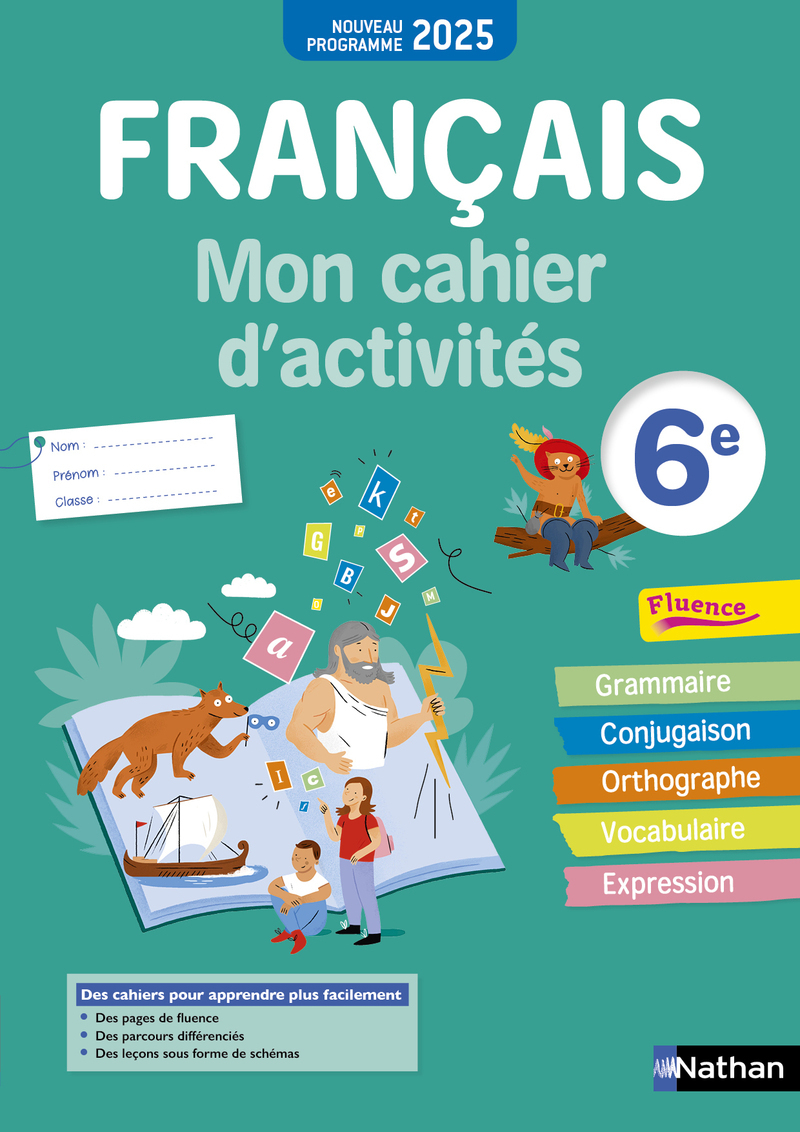 Français- Mon cahier d'activités 6e - 2025