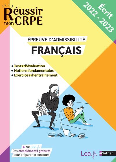 Français admissibilité écrit - Concours 2023 et 2024