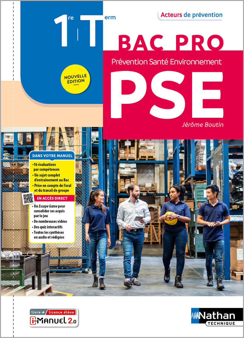 Prévention santé environnement - 1re/Term Bac Pro - Coll. Acteurs de prévention - Éd. 2025 - Livre + licence