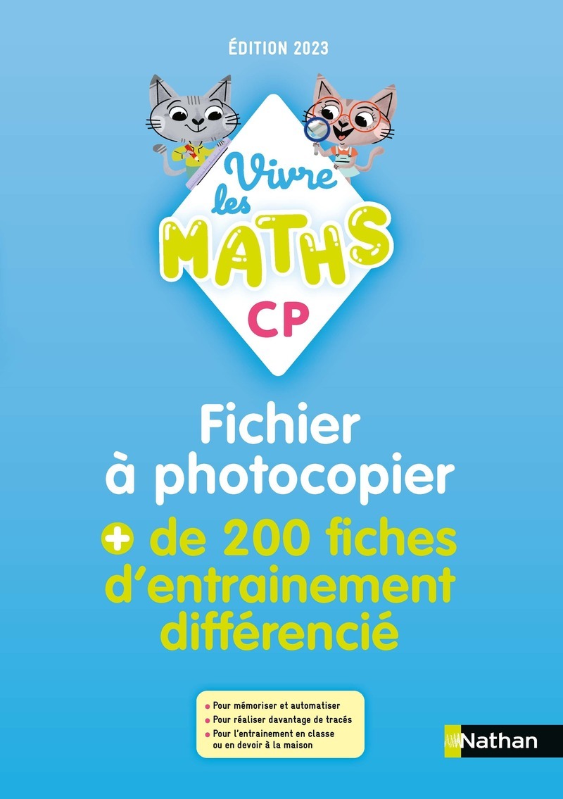 Vivre les maths - CP - Fichier à photocopier - Édition 2023