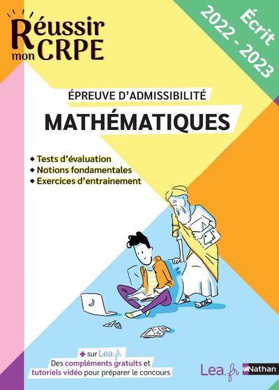 Mathématiques admissibilité écrit - Concours 2023 et 2024